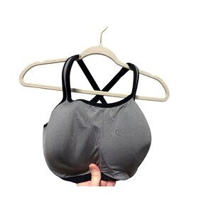 Natori Women's Black/Gray Yogi Contour Convertible Sport Bra 32G